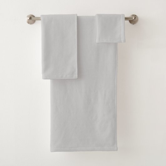 Weißes Silber Badhandtuch Set (Insitu)