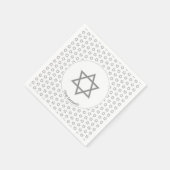 Weißes Silber individuell anpassbar | STAR DAVID P Serviette (Ecke)