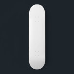 Weißes Skateboard<br><div class="desc">Weißes Skateboard. Schlichtes Deck aus weißem Skate. Vollfarbig weiß</div>