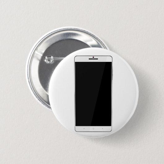 Weißes smartphone button (Vorne & Hinten)