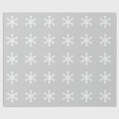 Weißes Snowflakpapier Geschenkpapier (Flach)