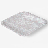 Weißes Sparkellpapier Pappteller (Gewinkelt)
