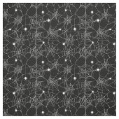 Weißes Spinnen-Netz Halloween Stoff (Muster)