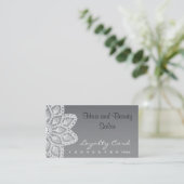 Weißes Spitze-Loyalitäts-Kartenhaar und Treuekarte (Stehend Vorderseite)