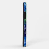 Weißes Spitzen über dem Rainbow-Gewebe Papier Case (Hinten/Rechts)