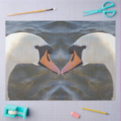 Weißes Swan-Tissue-Papier Seidenpapier (Basteln)