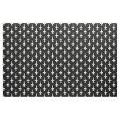 Weißes T-38-Talon-Muster auf schwarz Stoff (Fat Quarter (45,7 x 55,9 cm))