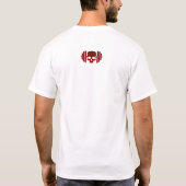 Weißes T-Shirt Back&Biceps (Rückseite)