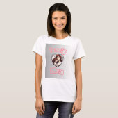 Weißes T-Shirt für Mädchen (Vorne ganz)