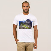 Weißes T-Shirt "ich überlebte Machu Picchu 2014 " (Vorne ganz)
