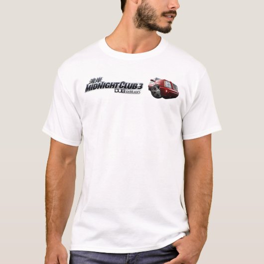 Weißes T-Shirt MC3DE (Vorderseite)