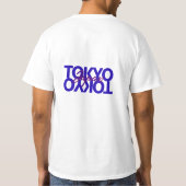 weißes T-Shirt mit ästhetischem Design (Rückseite)