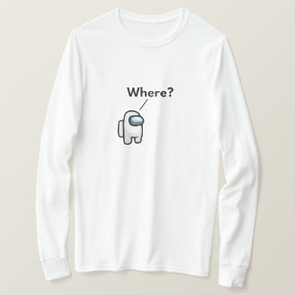 Weißes T-Shirt mit langen Ärmeln