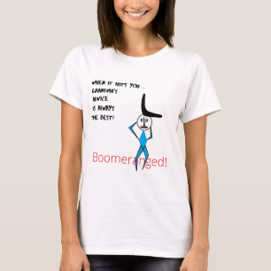 Weißes T-Shirt Omas Rat schlug fehl