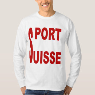 Weißes T-Shirt SPORT Schweiz