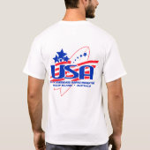 Weißes T-Shirt w/logo (grundlegend) (Rückseite)