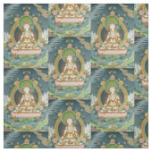 Weißes Tara-Gewebe Stoff (Muster)