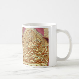 Weißes Tara in der GoldTasse Kaffeetasse