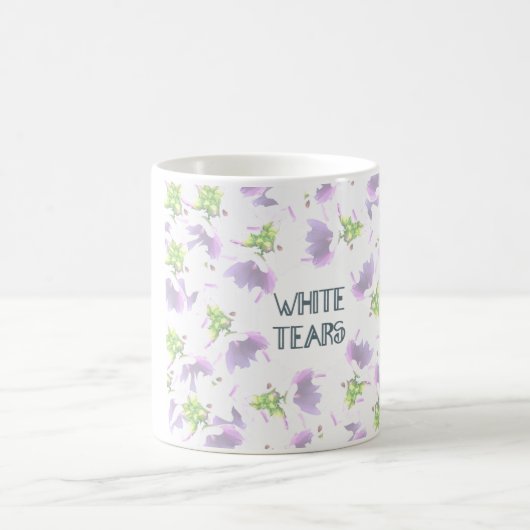 Weißes tears|Mug Kaffeetasse (Mittel)