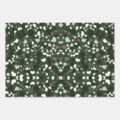 Weißes Terrazzo-Packpapier Geschenkpapier Set (Vorderseite)