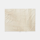 Weißes Textil mit schwarzem Schatten Fleecedecke (Vorderseite (Horizontal))