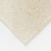 Weißes Textil mit schwarzem Schatten Fleecedecke (Ecke)