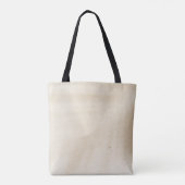 Weißes Textil mit schwarzem Schatten Tasche (Rückseite)