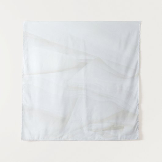 Weißes Texturband/Hintergrund Wandteppich (Vorderseite (Horizontal))