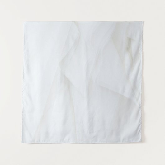 Weißes Texturband/Hintergrund Wandteppich (Vorderseite)