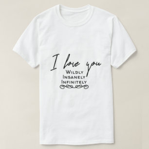 Weißes Thema schwarze Geschenkidee T-Shirt