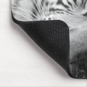 Weißes Tiger mousepad (Ecke)