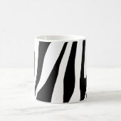 Weißes Tiger Nahtloses Muster Kaffeetasse (Mittel)