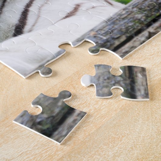 Weißes Tiger-Puzzle Puzzle (Seite)