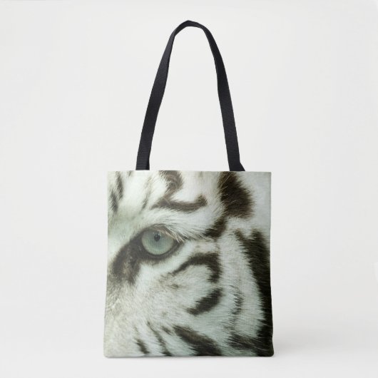 WEIßES TIGERGESICHT TASCHE (Vorderseite)