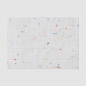 Weißes Tile- und Farbpunktepapier Seidenpapier (Vorderseite)