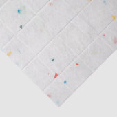 Weißes Tile- und Farbpunktepapier Seidenpapier (Ausschnitt)
