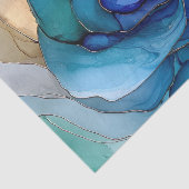 Weißes Tissue (Blaufarben) II Seidenpapier (Ausschnitt)