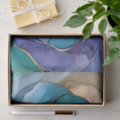 Weißes Tissue (Blaufarben) II Seidenpapier (Geschenk)