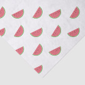 Weißes Tissue Paper über Wassermelone-Muster in Sl Seidenpapier (Ausschnitt)