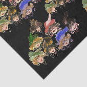 Weißes Tissue Seidenpapier (Ausschnitt)