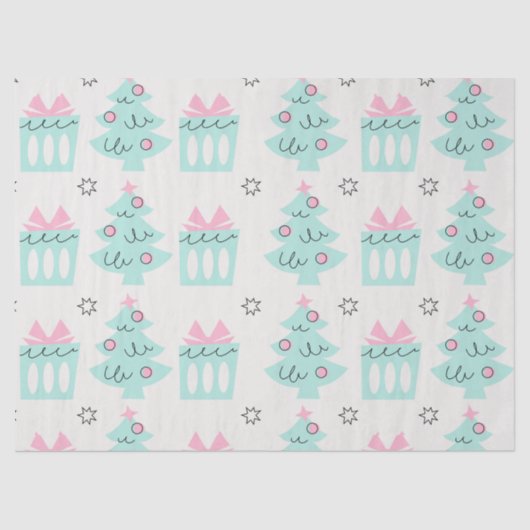 Weißes Tissue Seidenpapier (Vorderseite)