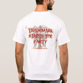 Weißes TM-Shirt T-Shirt (Rückseite)