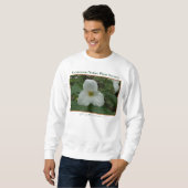 Weißes Trillium-T-Shirt Sweatshirt (Vorne ganz)