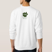 Weißes Trillium-T-Shirt Sweatshirt (Rückseite)