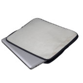 Weißes Tuch mit Fleck Laptopschutzhülle (Vorne Knopf)
