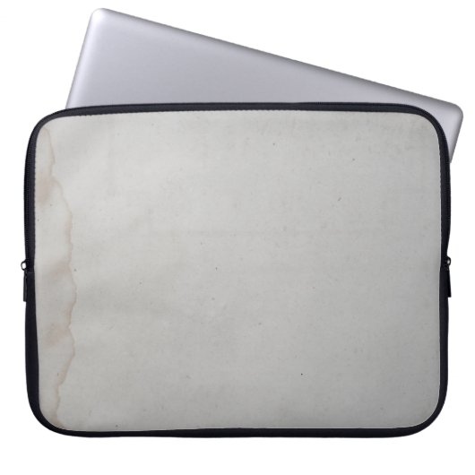 Weißes Tuch mit Fleck Laptopschutzhülle (Vorderseite)