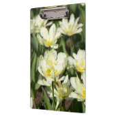 Weißes Tulpen-Foto Klemmbrett (Links)