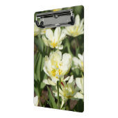 Weißes Tulpen-Foto Mini Klemmbrett (Gewinkelt2)