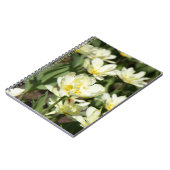 Weißes Tulpen-Foto Notizblock (Linke Seite)