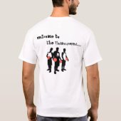 Weißes UDB Silhouette-Shirt T-Shirt (Rückseite)
